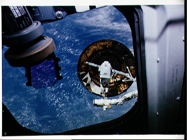 NASA Astronauts capture Intelsat 603 satellite during STS-49 mission Photo Print
