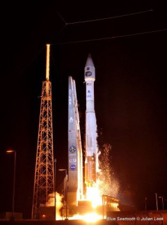 Launch occurred right on time at 8:48 p.m. EDTfrom Cape Canaveral Air Force Station's Space Launch Complex 41 in Florida. Photo Credit: Julian Leek / Blue Sawtooth Studio