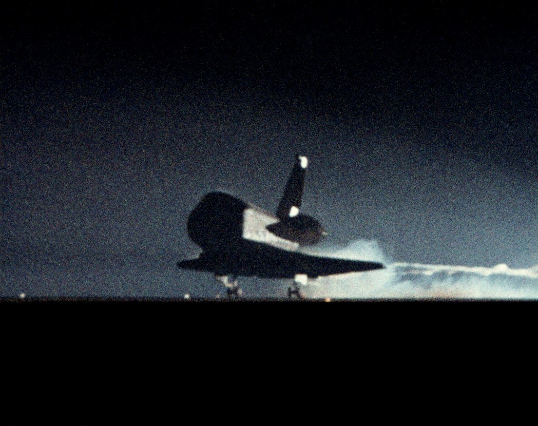 Image result for sts-61-c landing