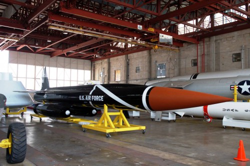 AmericaSpace photo of a BOMARC missile inside of Cape Canaveral Air Force Station's Hangar R in Florida. Photo Credit: Jason Rhian / AmericaSpace