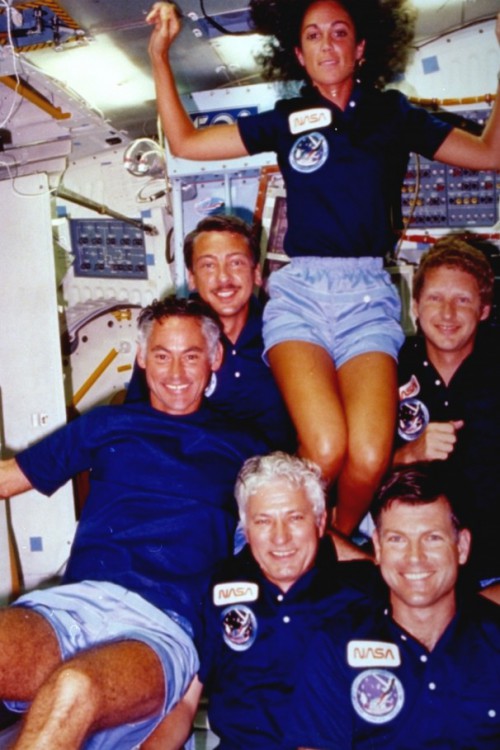 Bold They Rise, by authors David Hitt and Heather R. Smith, captures the excitement of the early space shuttle days, including highlights of this 1984 mission - STS-41D. Photo Credit: NASA
