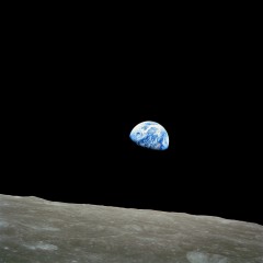 Apollo 8 in December 1968 marked the first occasion on which humans had departed Earth's gravitational "well", entered cislunar space and traveled to the Moon. Almost five decades later, the question remains: When will we go back? Photo Credit: NASA