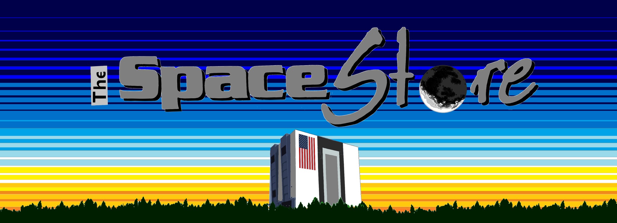 The Space Store is poised for its grand opening on Friday, September 12, at 5 p.m. Manager and artist Tim Gagnon designed its logo, pictured here. Image Credit: Tim Gagnon for The Space Store