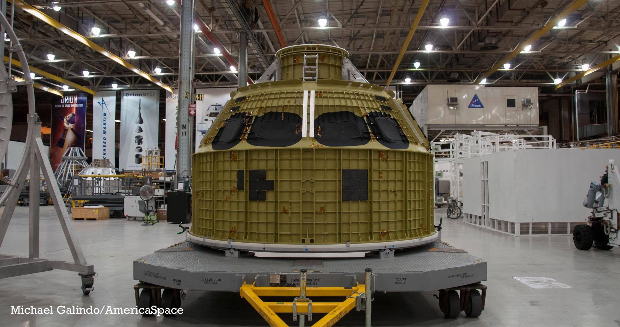 NASA Orion EM-1 structure at Michoud