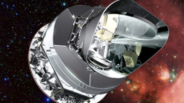 Artist's concept of the Planck spacecraft. Planck's mission is a joint venture with the European Space Agency and NASA, hoping to unlock many secrets of our galaxy. Image Credit: NASA