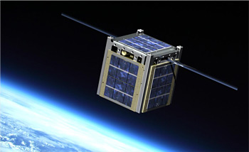 Artists rendition of Montana State University's Explorer-1 [Prime] CubeSat. NASA's Edison Small Satellite Demonstration Program has released a broad agency announcement seeking low-cost, flight demonstration proposals for small satellite technology, with the goal of increasing the technical capabilities and range of uses for this emerging category of spacecraft. Image Credit: Montana State University, Space Science and Engineering Laboratory