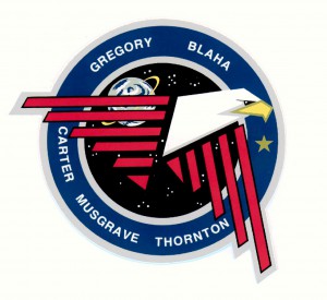 The official mission patch for STS-33. Image Credit: NASA