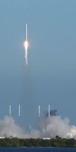 SpaceX launching their Dragon spacecraft for the first time on the COTS-1 demo flight in December 2010. Photo Credit: Mike Killian