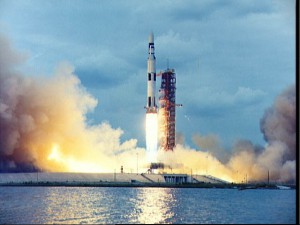 Launched atop the final Saturn V, the mission of Skylab almost ended before it had even begun. Photo Credit: NASA