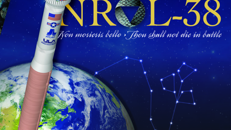 Atlas-V NROL-38 Poster. Credit: United Launch Alliance