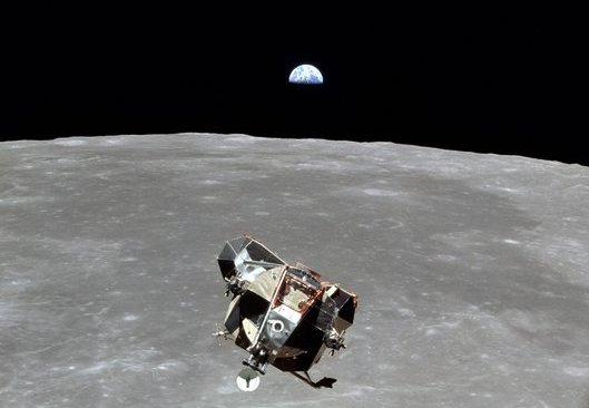 Humanity's first piloted landing on the Moon was perhaps our species' greatest triumph of the 20th century...or maybe of any century in history. Photo Credit: NASA