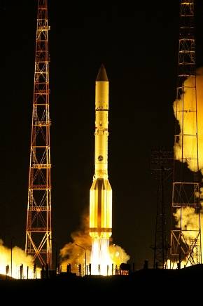 The Proton-M is the descendent of a vehicle which made its first flight in 1965. Photo Credit: Roscosmos