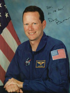 Physician, Navy pilot, former flight surgeon, circus gymnast and astronaut, Dave Brown was the 'Renaissance Man' among the STS-107 crew. Photo Credit: NASA/Ben Evans personal collection