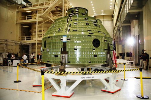 Before EM-1 can take place, NASA must first complete Exploration Flight Test 1 or "EFT-1." This unmanned mission is slated to take place in 2014 and is being flown to test out Orion's heat shield. Photo Credit: Jason Rhian / AmericaSpace