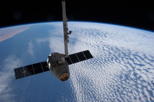 On its third mission - and the second dedicated flight under the $1.6 billion Commercial Resupply Services contract with NASA - SpaceX's Dragon will make full use of both its pressurized and unpressurized (Trunk) features on CRS-2. Photo Credit: NASA