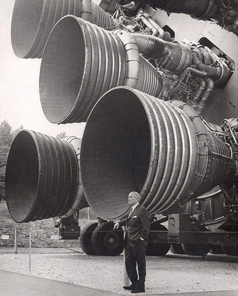 Wernher von Braun helped pave the United States' path to the Moon. Photo Credit: 