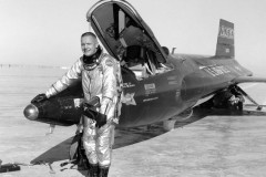 Although Neil Armstrong was not one of the X-15 pilots who officially entered space, he was described by his contemporary Milton O. Thompson as one of the rocket-propelled aircraft's most accomplished fliers. Photo Credit: NACA/NASA