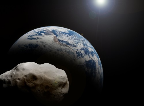 An asteroid will make a very close approach to Earth on Feb. 15 and NASA is preparing for the encounter. Image Credit: Jeff Darling