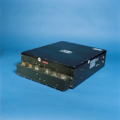 This image of an Orbiter Experiments (OEX) recorder illustrates the approximate size and dimensions of the 'black box' which helped to unravel Columbia's final minutes. Photo Credit: NASA