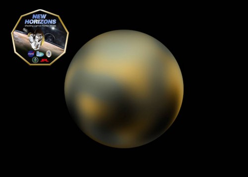 Hubble Space Telescope (HST) view of the wide differences in color and albedo on Pluto's surface. Photo Credit: NASA