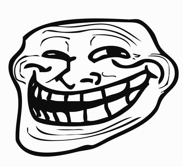 here are transparent trollfaces to make an incident : r/trollge