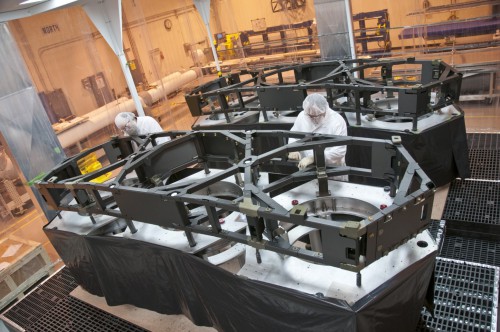 The James Webb Space Telescope has been given its wings and is moving closer to launch. Photo Credit: Atk