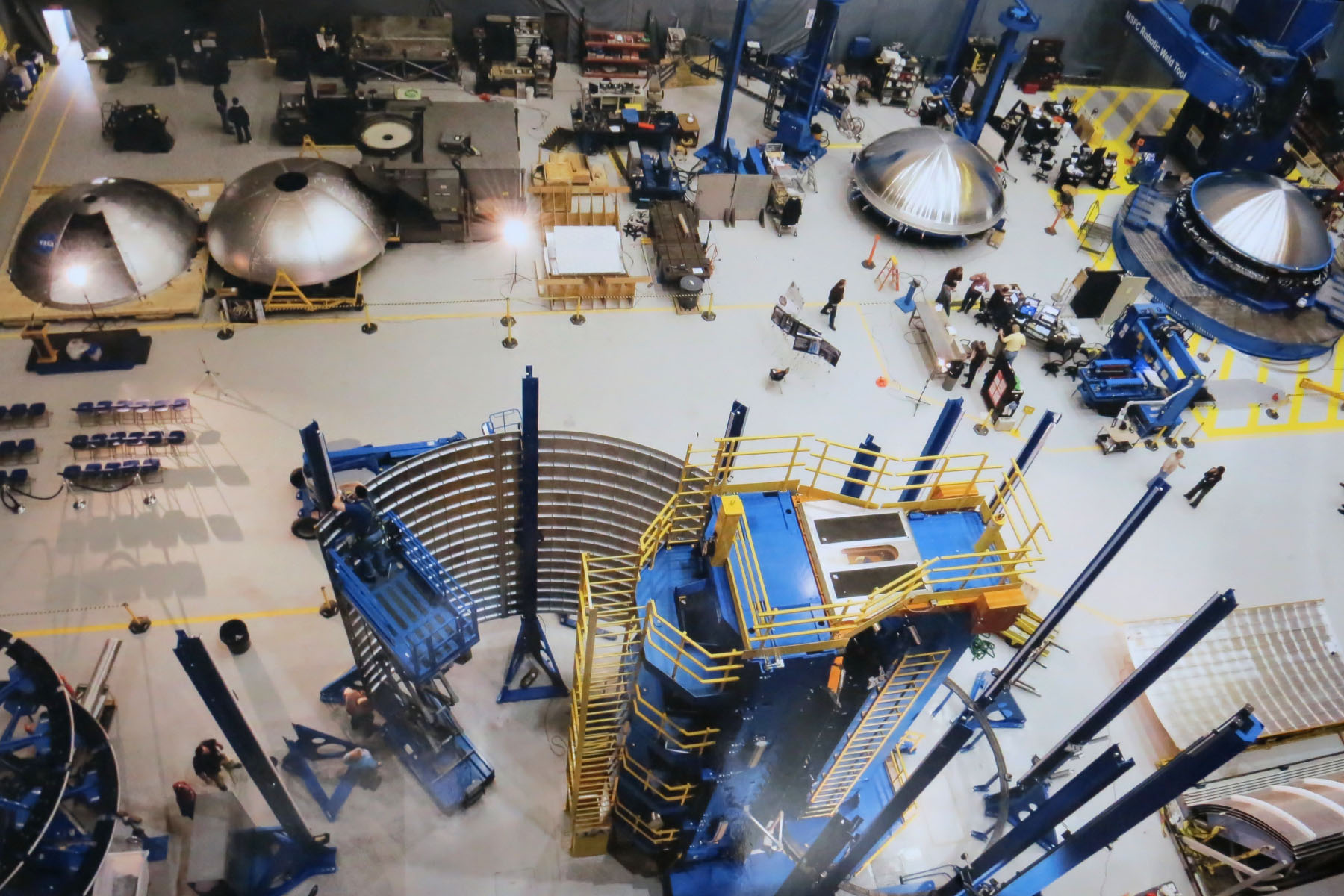 NASA Stitching Orion Components Together at Marshall Space Flight
