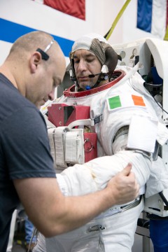 If all goes to plan, Luca Parmitano will become Italy's first spacewalker. Photo Credit: NASA