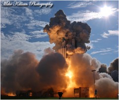 The GRAIL mission was launched in 2011 atop a ULA Delta II rocket from Cape Canaveral Air Force Station, Fla. Photo Credit: Mike Killian / AmericaSpace