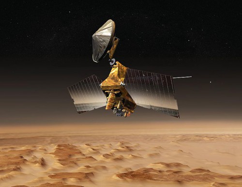 NASA plans to use the Mars Reconnaissance Orbiter, which is currently circling the Red Planet to conduct science as the comet approaches - and hopefully passes. Image Credit: NASA / JPL