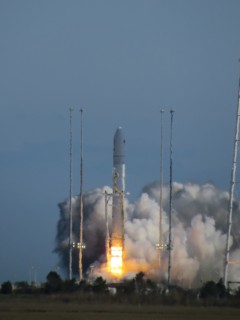 After the successful A-ONE mission by Antares on 21 April 2013, Orbital Sciences is ready to despatch its COTS Demonstration Mission to the International Space Station on 17 September. Photo Credit: Mark Usciak / AmericaSpace