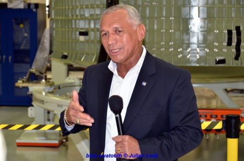 NASA Administrator Charles Bolden discussed the White House's 2014 FY Budget Request, which was released realier today. Photo Credit: Julian Leek / Blue Sawtooth Studio