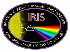 The patch for the Interface Region Imaging Spectrograph (IRIS) mission. Image Credit: NASA posted on AmericaSpace