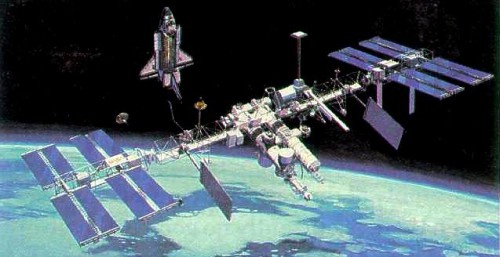 The International Space Station began as Space Station Freedom, a Reagan initiative started in the 1980s. Image Credit: NASA