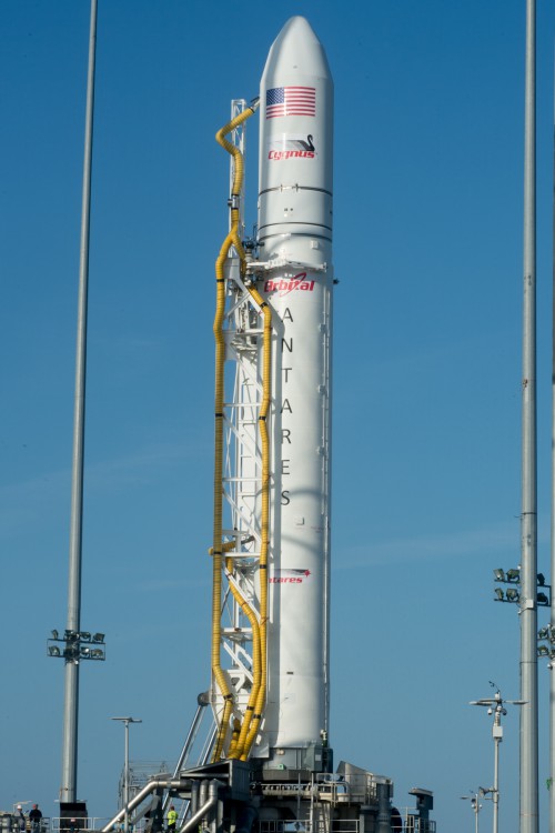 The launch countdown was proceeding according to schedule with just a few minutes remaining before launch when the problem cropped up. Photo Credit: Bennett Scarborough