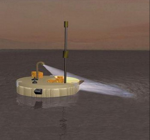 The Titan Mare Explorer was proposed to be the first interplanetary "boat" to sail the methane seas of Titan. Like so many missions proposed and considered by NASA - it wasn't to be. Image Credit: NASA
