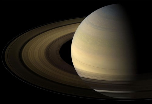 Just like other planets and moons, Saturn's rings experience frequent impacts from meteors.Photo Credit: NASA/JPL