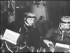 Rare image of Vladislav Volkov (left) and Georgi Dobrovolski aboard Salyut 1. Photo Credit: Sven Grahn