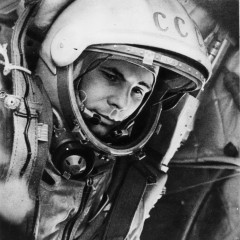 At dawn on 12 April 1961, Yuri Gagarin was an unknown in the history books. By nightfall, his remarkable achievement had turned him into the most famous man in the world. Photo Credit: Roscosmos