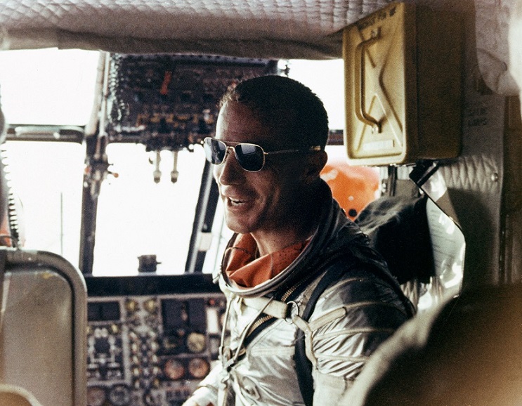 Scott Carpenter, America's fourth man in space and second to orbit the Earth. Photo Credit: NASA