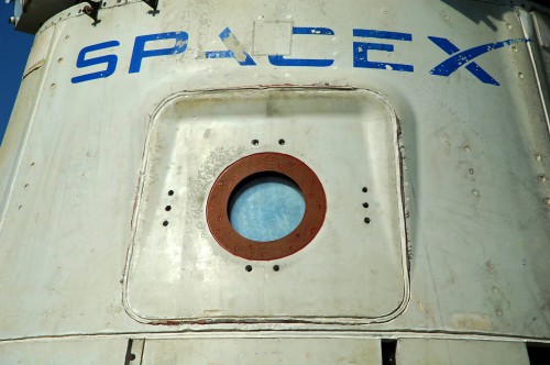 Dragon capsule COTS 1 CCAFS Cape Canaveral posted on AmericaSpace