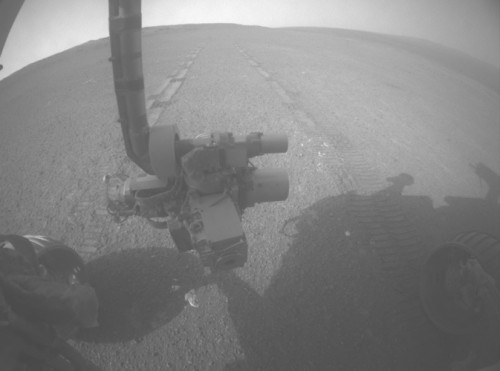 On the 3,309th Martian day, or sol, of its mission on Mars (May 15, 2013) NASA's Mars Exploration Rover Opportunity drove 263 feet (80 meters) southward along the western rim of Endeavour Crater. Image Credit: NASA/JPL-Caltech 