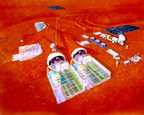 NASA image of a potential Martian habitat image credit NASA posted on AmericaSpace