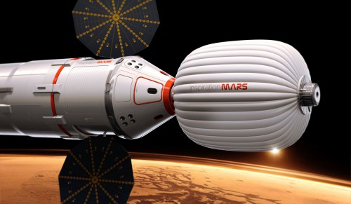 Inspiration Mars also wants to send the first humans to Mars, by 2018. Two people would orbit the planet and then return to Earth. Image Credit: Inspiration Mars Foundation