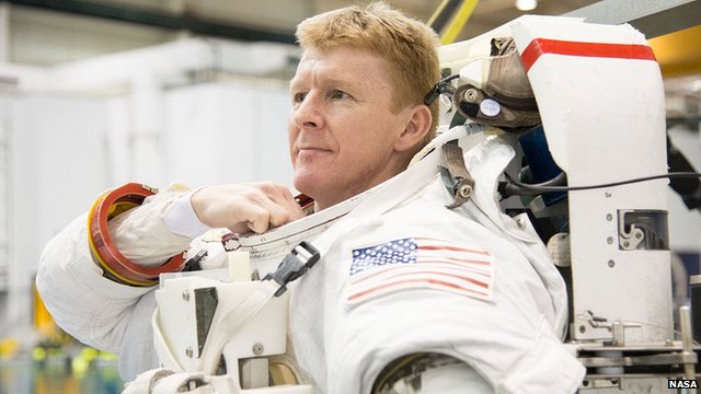 Pictured during training in an Extravehicular Mobility Unit (EMU) space suit, Tim Peake will be the first official British astronaut whose mission has been sanctioned and financed directly by the U.K. government. Photo Credit: NASA