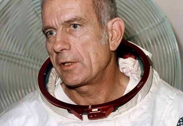 AS-6.13.13-ASTP-563-S75-23429 Retro Space Images post of NASA photo of Apollo astronaut Deke Slayton posted on AmericaSpace