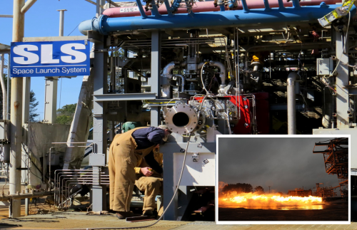 AmericaSpace photo of F 1 gas generator at Marshall Space Flight Center Photo Credit Mark Usciak posted on AmericaSpace