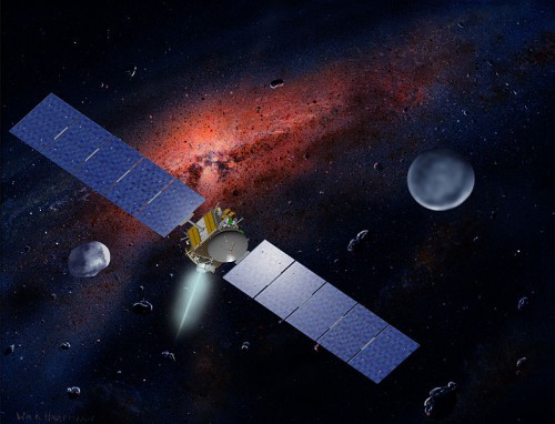 NASA image of the Dawn spacecraft posted on AmericaSpace