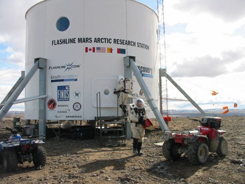 The Mars Society has announced its team of scientists that will plan its 2014 Mars Arctic 365 mission at the FMARS facility (pictured above) in Devon Island, Canada. Photo Credit: The Mars Society. 