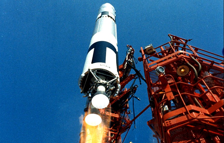 Gemini 9A launch Titan rocket Cape Canaveral NASA image posted on AmericaSpace